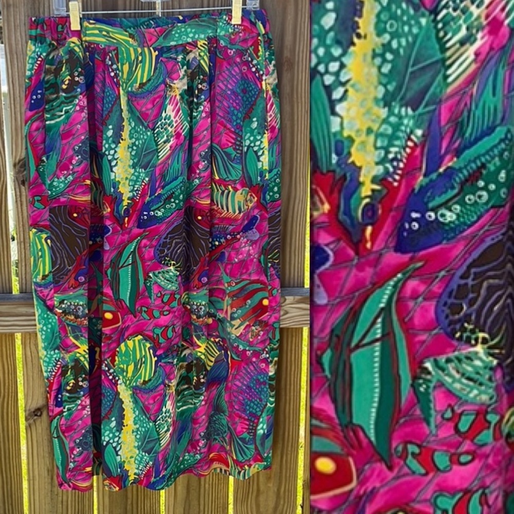 Ann May 100% Silk Skirt